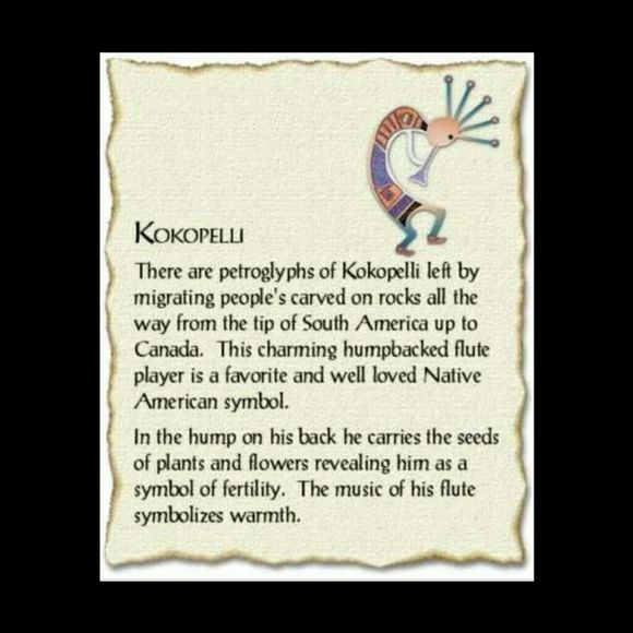 Kokopelli deity Keychain native American w newly added stones & charms - Picture 2 of 7